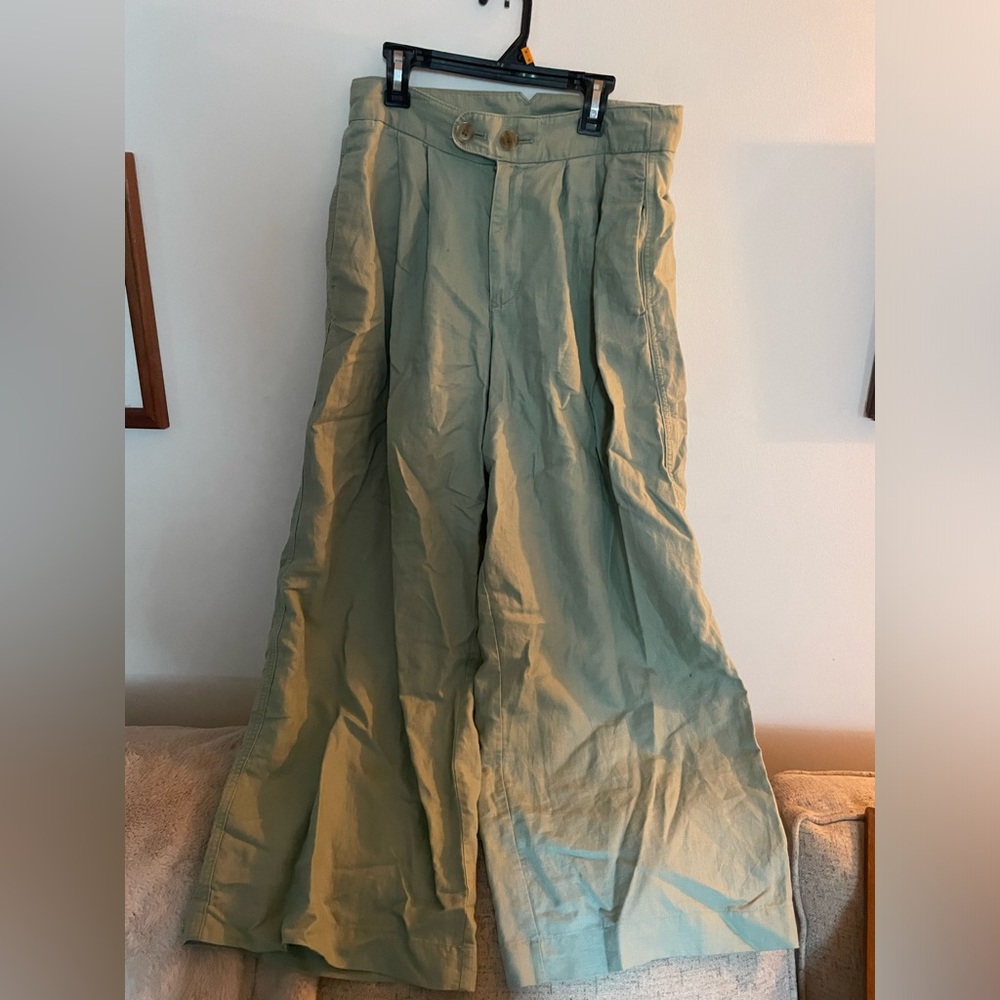 GAP wide leg linen pant - Size 4